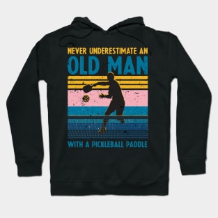 Cool Pickleball Design For Men Grandpa Pickleball Player Hoodie